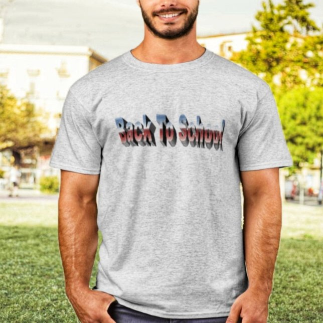 Camiseta BTS de três tonalidades (School's here, and so is this t-shirt!)