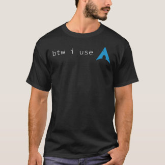 Camiseta Btw I Use Arch (Logotipo)