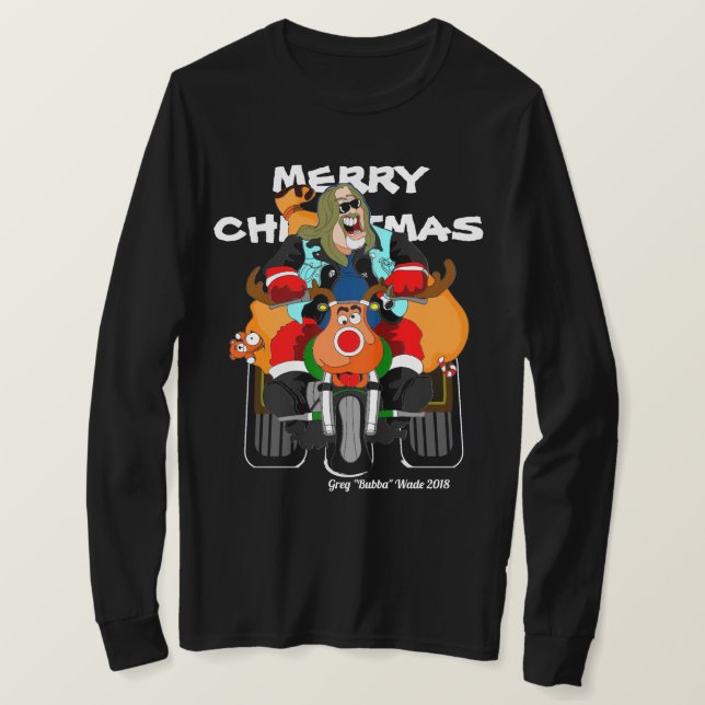 Camiseta Bubba Claus (Frente do Design)
