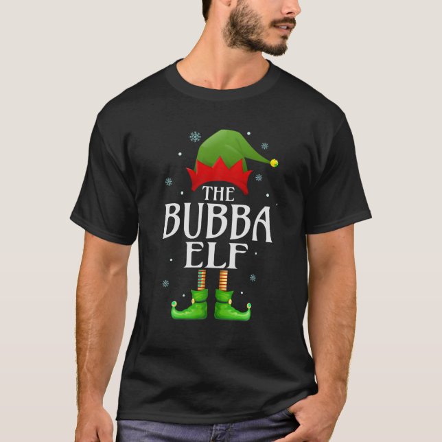 Camiseta Bubba Elf Xmas Matando Família Grupo Natal (Frente)