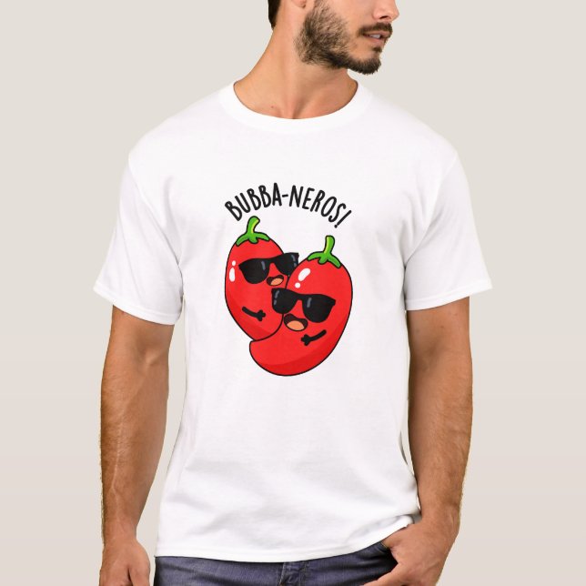 Camiseta Bubba-neros Funny Habanero Pun (Frente)