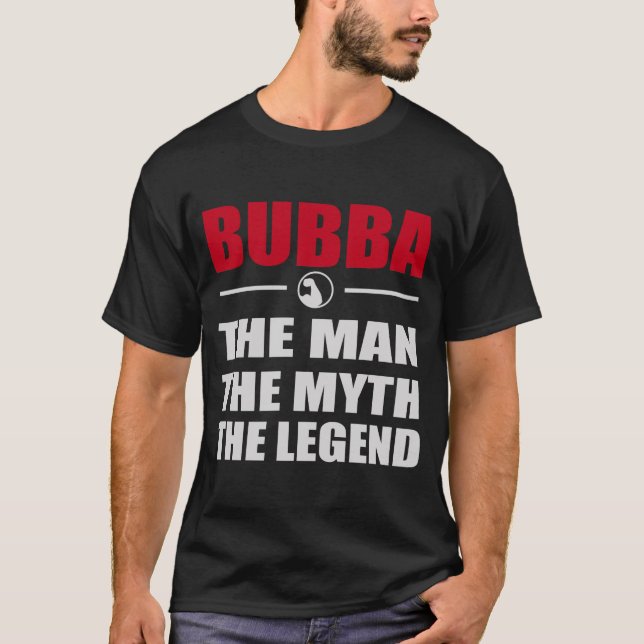 CAMISETA BUBBA O HOMEM MITO A LENDA (Frente)