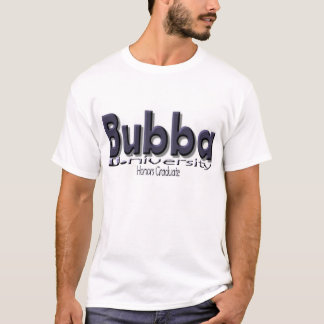 Camiseta Bubba U. (universidade) da "formando honra "