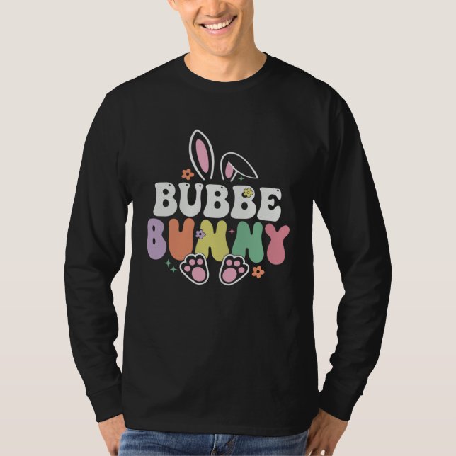 Camiseta Bubbe Bunny Women Easter Day Rabbit Grandma Family (Frente)