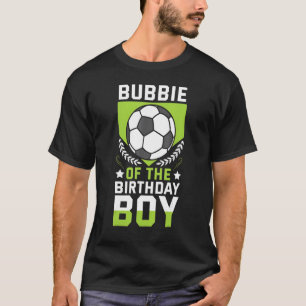 Camiseta Bubbie Da Equipe De Jogador De Futebol De Aniversá