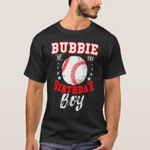 Camiseta Bubbie Do Beisebol Do Aniversário, Tema Do Bday Ce