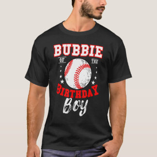 Camiseta Bubbie Do Beisebol Do Aniversário, Tema Do Bday Ce