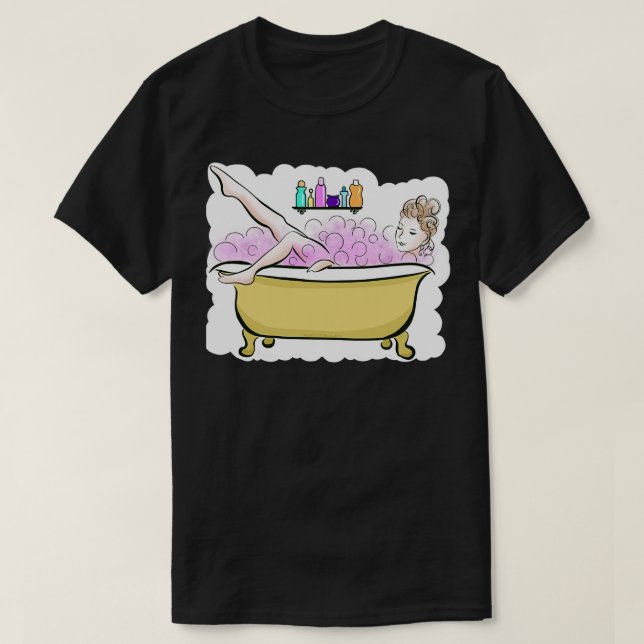 Camiseta Bubble Bath (Frente do Design)