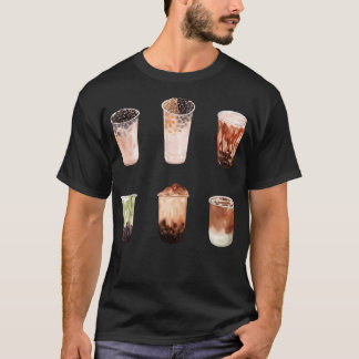Camiseta Bubble Boba Milk Tea Set