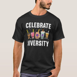Camiseta Bubble Boba Tea Celebra a Diversidade Lgbt Pride