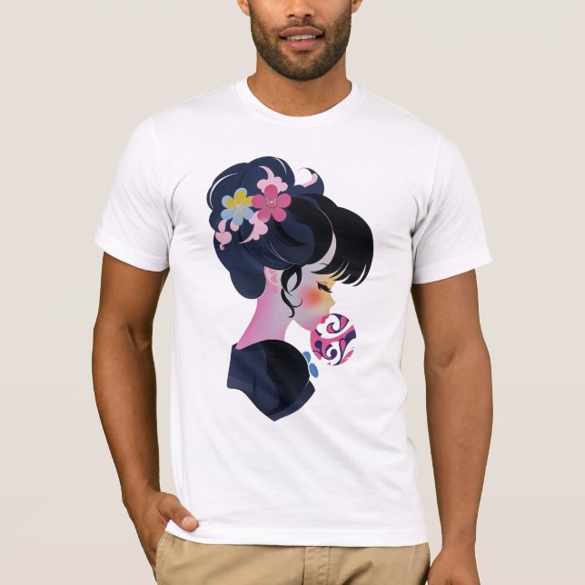 Camiseta Bubble Gum Geisha (Frente)