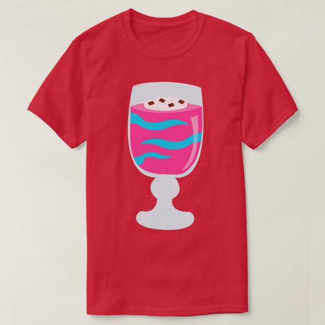 Camiseta Bubble Gum Parfait (Frente do Design)