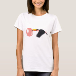 Camiseta Bubble Gum Toucan Soprando Bolha
