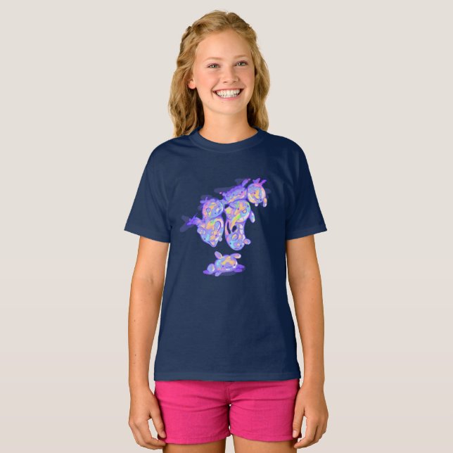 Camiseta Bubble monsters (Frente Completa)
