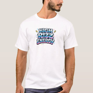 Camiseta Bubble Retro Y2K de Alta Energia RIZZ