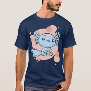 Camiseta Bubble Tea Aolotl Boba milk Kawaii Anime Pastel Go