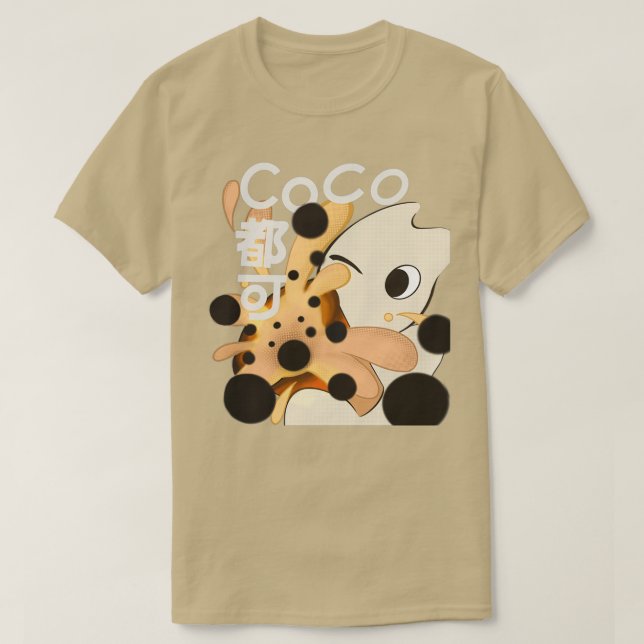 Camiseta Bubble Tea Boba Drink (Frente do Design)