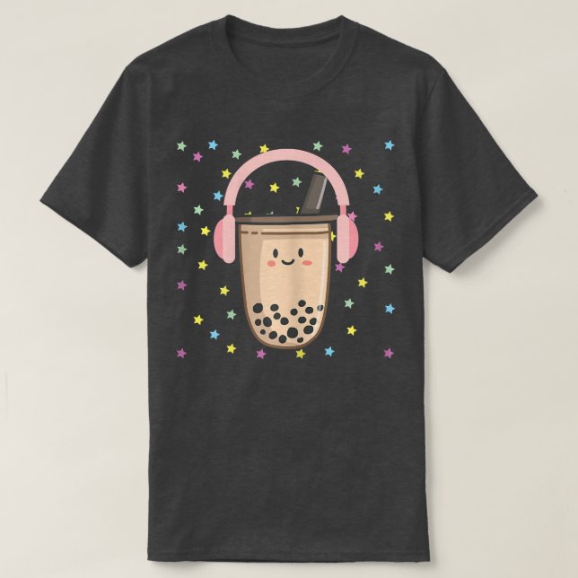Camiseta Bubble Tea Boba K-POP Coreano Moda 379 (Frente do Design)