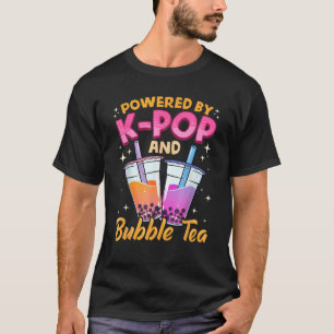 Camiseta Bubble Tea Boba K-POP Music Lover Anim Leite Corea