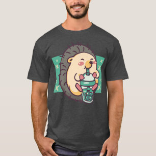 Camiseta Bubble Tea Hedgehog Funny Boba Tea 450