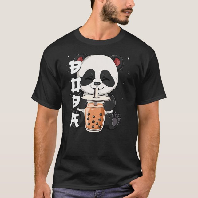 Camiseta Bubble Tea Panda Boba Tea (Frente)