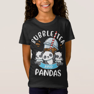 Camiseta Bubble Tea Panda Gift Girls Boba Tea Bubble Tea