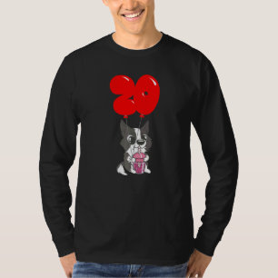 Camiseta Bubble Tea Puppy 20 Birthday Kids Balão Parte