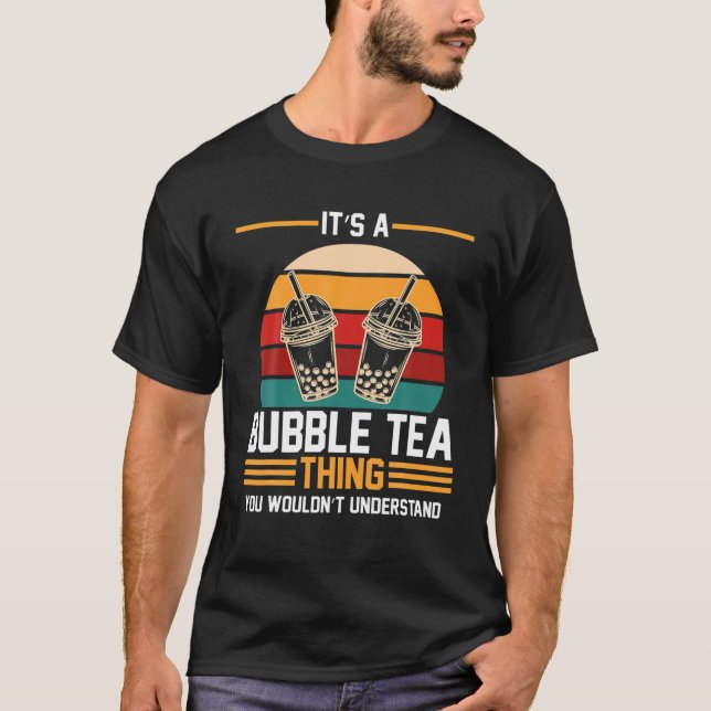 Camiseta Bubble Tea Retro (Frente)
