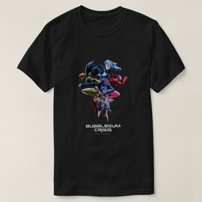 Camiseta Bubblegum Crisis Tokyo 2040 Classic (Frente do Design)
