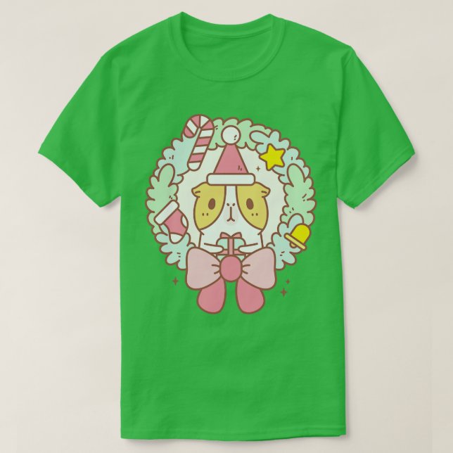 Camiseta Bubu, Guiné Pig Xmas (Frente do Design)