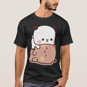 Camiseta Bubu Panda E Dudu Bear Estão Brincando Em Conjunto