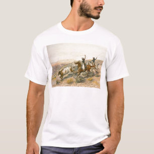 Camiseta Buccaroos por Charles Marion Russell