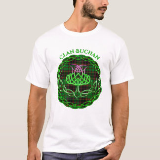 Camiseta Buchan Scottish Tartan Celtic Thistle