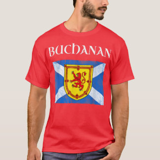 Camiseta Buchanan Clan Scottish Name Flag 