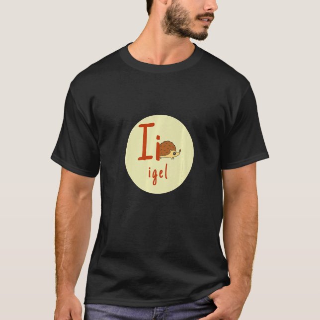 Camiseta Buchstaben des deutschen Alphabets I (Frente)