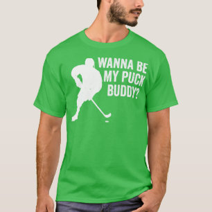 Camiseta Buck 2 do Hockey Engraçado Engraçado com Gelo