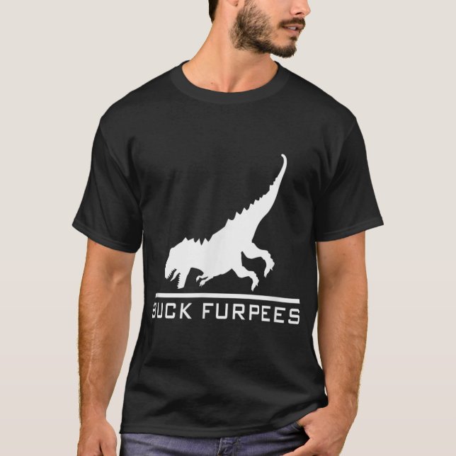 Camiseta Buck Furpee Dinossaur - Engraçado Burpees Gym Work (Frente)