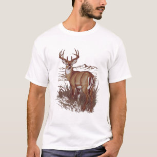 Camiseta Buck no pincel, Buck detalhado, Buck orgulhoso
