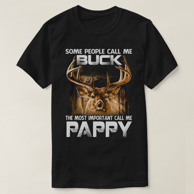 Camiseta Buck, o mais importante me chame de PAPPY (Frente do Design)