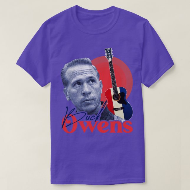 Camiseta Buck Owens (Frente do Design)