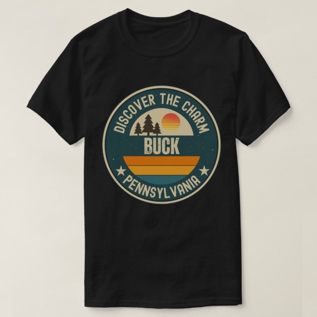 Camiseta Buck, Pensilvânia (Frente do Design)