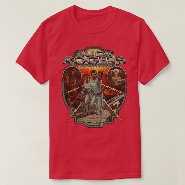 Camiseta Buck Rogers no século 25 1979 (Frente do Design)