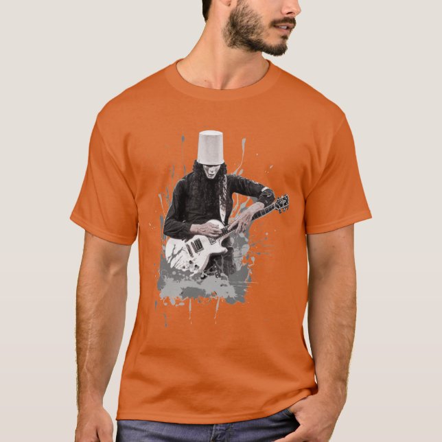 Camiseta Buckethead rock vintage gift (Frente)