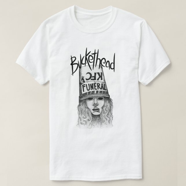 Camiseta Buckethead Sketch (title vers.) (Frente do Design)