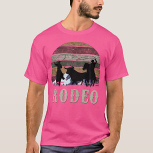 Camiseta Bucking Rodeo Equipe do Cowboy Roping Horse Riding