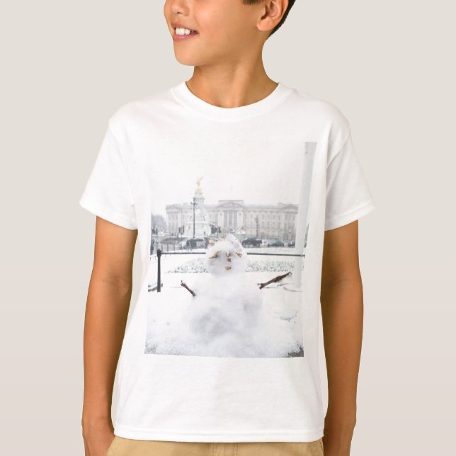 Camiseta Buckingham Palace Snowman London (Frente)