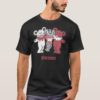 Camiseta Bucky E Bears - Universidade De Wisconsin-Madison
