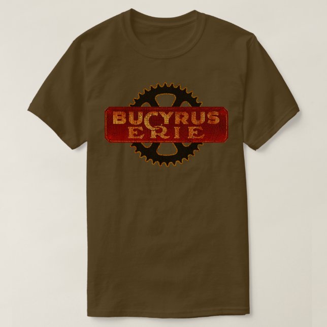 Camiseta Bucyrus Erie Heavy Machinery USA (Frente do Design)