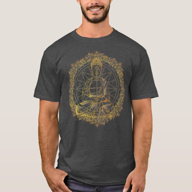 Camiseta Buda Buda Presente Para Budista (Frente)