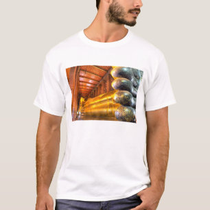 Camiseta Buda gigante deitado dentro do templo, Wat Pho,